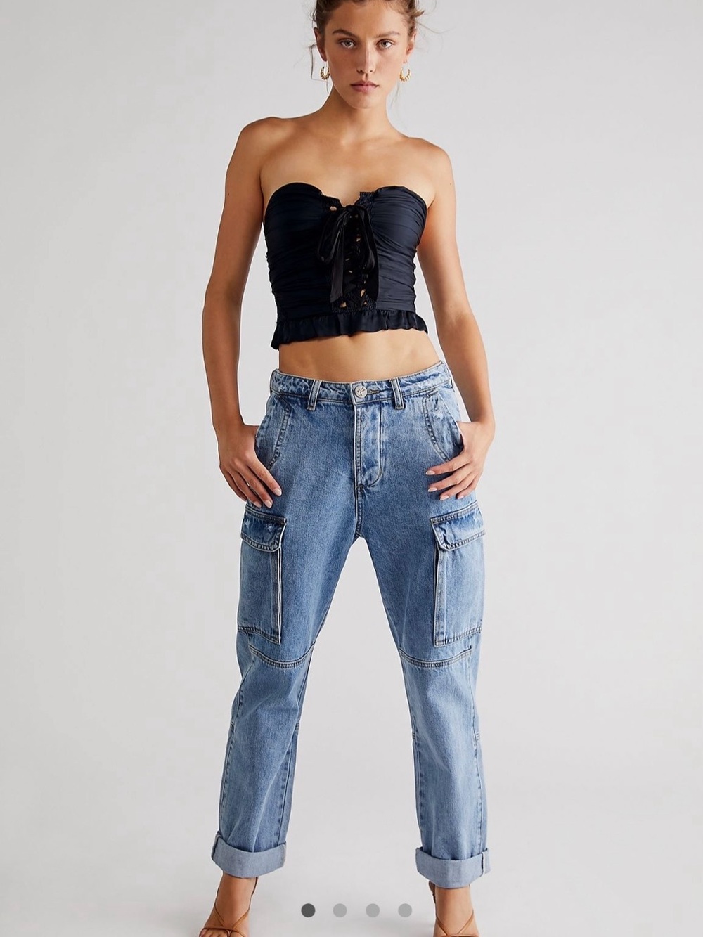 One Teaspoon Boyfriend Cargo Jeans